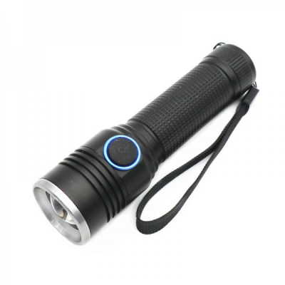 Mini Lanterna Metalica LED 3W cu Zoom 2800WT6 S18 Incarcare USB