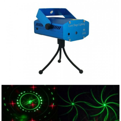 Mini Laser Stroboscopic Rosu Verde YX17