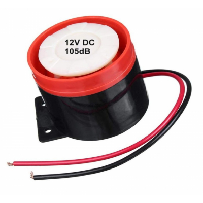 Mini Sirena pentru Alarma 12V - 105dB LZQ 1M 14G018 XXM