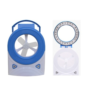 Mini Ventilator de Birou cu Lampa LED MH5555