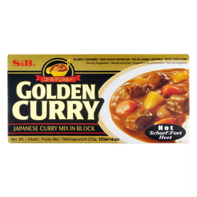 Mix Golden Curry Japonez S&B Iute 220g MLL