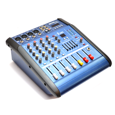 Mixer Audio cu Amplificare WVNGR WG4D USB 4 Canale 200W 4Ohm