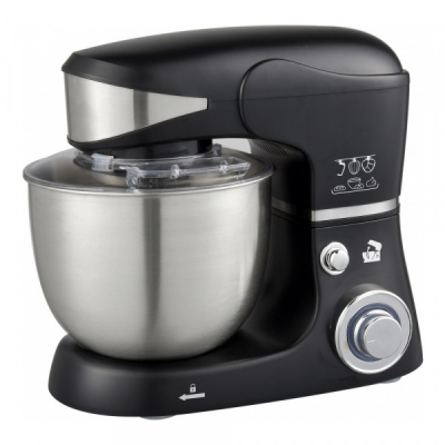 Mixer cu Bol 4.5L 1600W 3 viteze Royalty Line RL-PKM1600 NEGRU