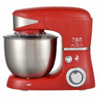 Mixer cu Bol 4.5L 1600W 3 viteze Royalty Line RL-PKM1600 ROSU