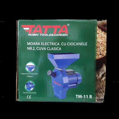 Moara Electrica cu Ciocanele nr.2 Cuva clasica 2500W Tatta TM11B