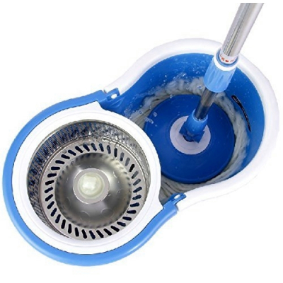 Mop Rotativ cu Galeata si Centrifuga Metalica Fara Pedala Easy Mop