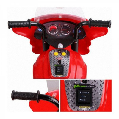 Motocicleta Electrica cu Acumulator 6V Copii Jolly Kids MB999 Rosu