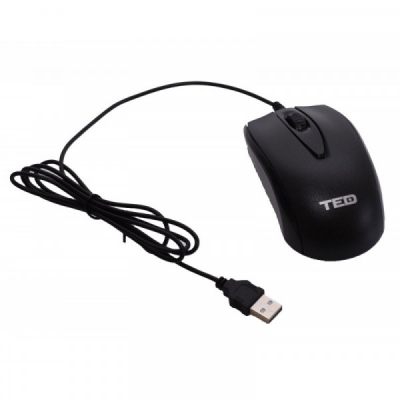 Mouse Optic la USB 1200DPI cu Fir TED 2F012 XXM