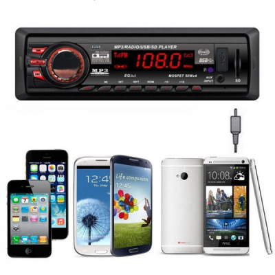 MP3 Player Auto cu Bluetooth, USB SD Aux FM 4x30W 8288