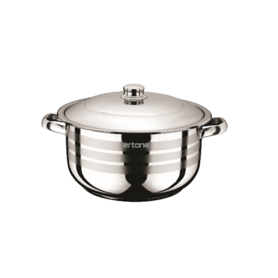 Oala Inox cu Capac Metalic 22cm 4.5L Ertone MN532