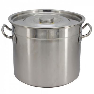 Oala Cazan Inox cu Capac si Manere 125L 55cm Bohmann BH5655125