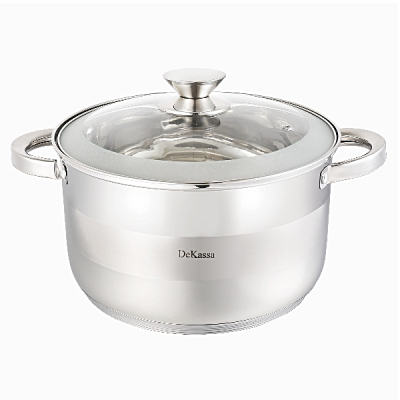 Oala din inox cu capac DK3313 6.7L