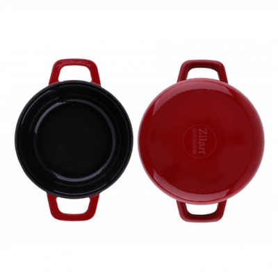 Oala fier turnat cu presiune 2.1L 24x7cm Zilan ZLN0958