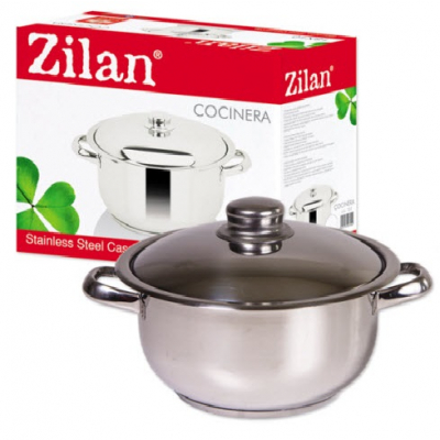 Oala Inox cu Capac 14L Zilan Cocinera ZLN7291