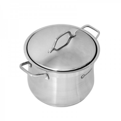 Oala inox cu capac 28cm 13.5L Grunberg GR3128