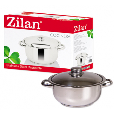 Oala Inox cu Capac 2L Zilan Cocinera ZLN7239