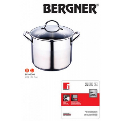 Oala Inox cu Capac Bergner BG6504