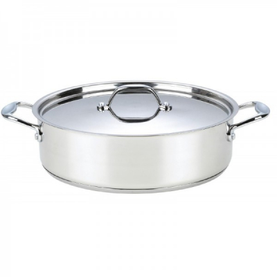 Oala Inox cu Capac Inox 4L 24cm Grunberg GR5124