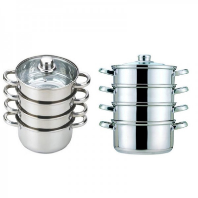 Set Oale Inox pentru Fiert la Aburi 5 piese Bohmann BH3217 5L