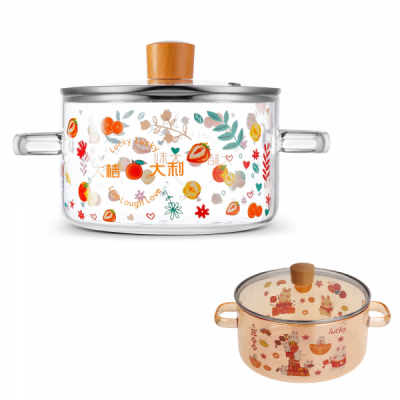 Oala sticla borosilicata cu capac 1.8L manere DIV. MODELE WEI A-15972/A-15974 DNC61530
