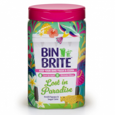 Odorizant pudra pentru pubele Bin Brite Lost in Paradise 500g DNC62440