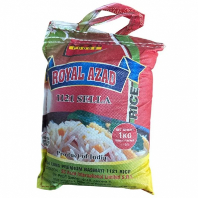 Orez Basmati 1121 Sella Bob Extra Lung Premium 1kg Royal Azad INDIA SNM