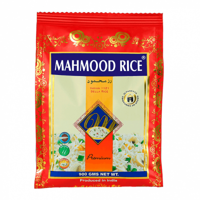 Orez Basmati 1121 Sella cu Bobul Extra Lung 900g Mahmood Premium Punga Rosie MGR