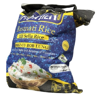 Orez Basmati 1121 Sella cu Bobul Extra Lung Frontier Prime 1kg SNM