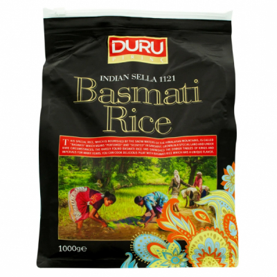 Orez Basmati cu Bobul Lung Indian Sella 1121 DURU 1kg MGR36024