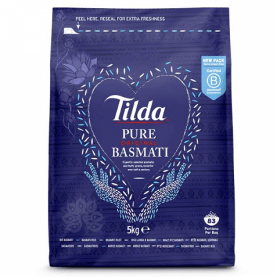 Orez Basmati Tilda PURE Original Gustos si Pufos 5kg SNM MLL