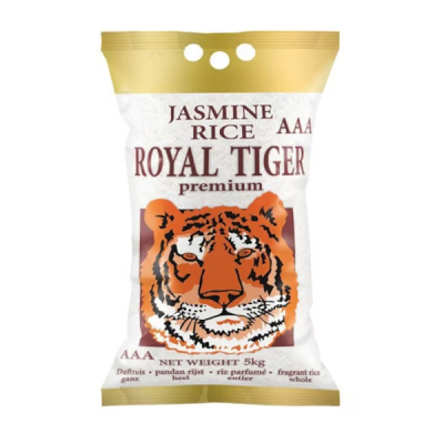 Orez Jasmine 5kg Royal Tiger Premium Cambodgia SNM