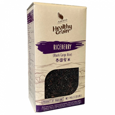Orez Negru Nutritiv Thai Black Cargo Riceberry Sawat-D 1Kg Tailanda SNM