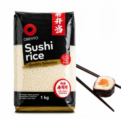 Orez Special pentru Sushi cu Bobul Scurt 1kg Obento MLL