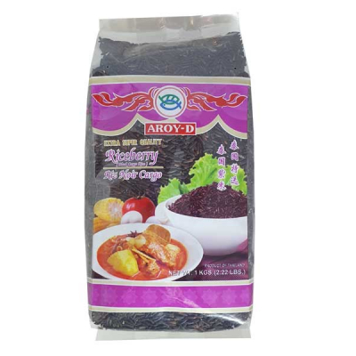 Orez Thai Riceberry Nutritiv Thai Black Cargo Aroy-D 1Kg Tailanda MLL