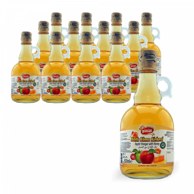 Otet de Mere cu Miere Balli Elma Sirkesi Sticla 500ml Gulsan MGR