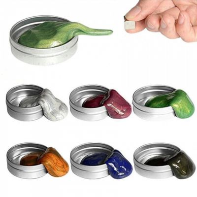 Pachet 12 x Plastilina Color Magnetica si 12 Magneti Nauty Putty CBC