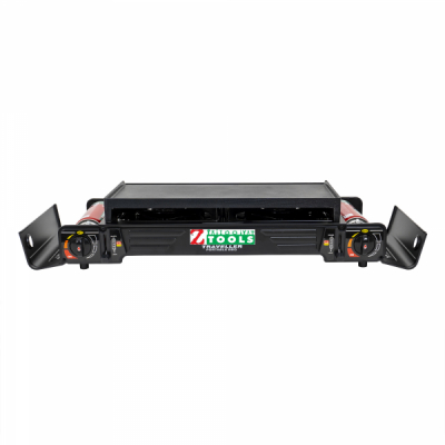 Pachet aragaz camping cu 2 ochiuri 2×2.3kw + 4 butelii 410ml Zilan ZTS5620_1