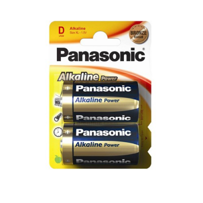 Panasonic baterii lr20 d alcaline 2 buc la blister