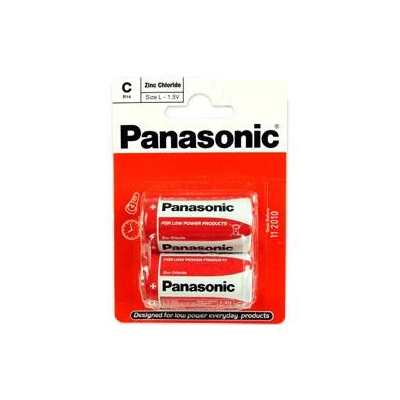 Panasonic baterii r14 c zinc carbon 2 buc. la blister