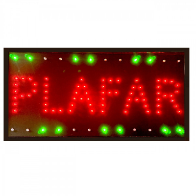 Panou Afisaj Reclama cu LED 50x25cm Plafar Diverse Culori KNH