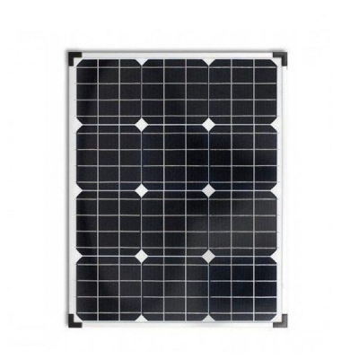 Panou Solar Fotovoltaic 50W 12 Celule 67x54cm Cabluri cu Mufe 12V