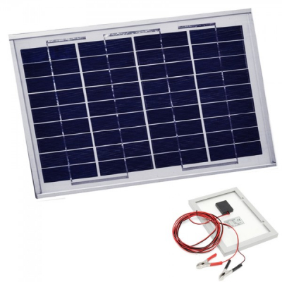 Panou Solar Fotovoltaic 50W 36 Celule 67x54cm Cablu Clesti 12V