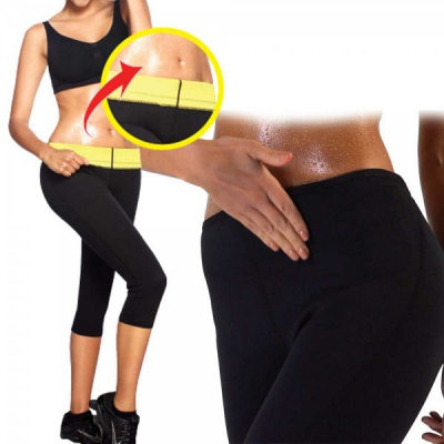 Pantaloni de Slabit Hot Shapers din Neopren Efect de Sauna