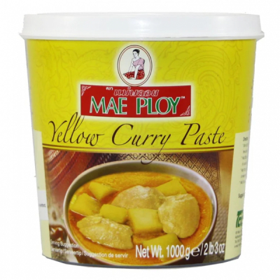 Pasta de Curry Galben Tailandez Yellow Curry Paste Mae Ploy 1kg MLL