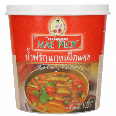 Pasta de Curry Rosu Tailandez Red Curry Paste Mae Ploy 1kg MLL