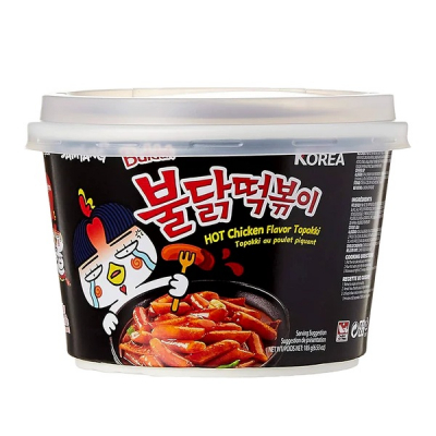 Paste de orez Instant Buldak Topokki aroma de Pui picant 185g