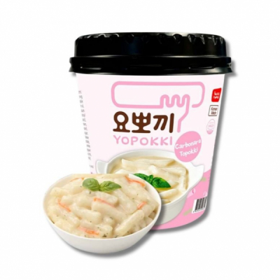 Paste Instant din orez Yopokki Carbonara Topokki 120g MLL