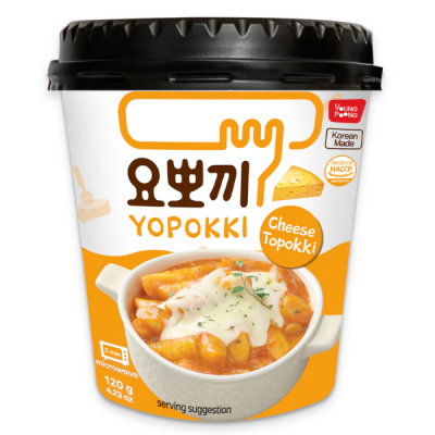 Paste Instant din orez Yopokki Cheese Topokki 120g MLL