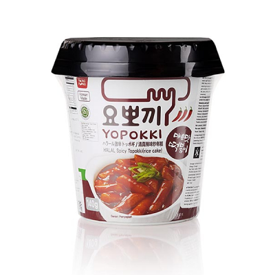 Paste Instant din orez Yopokki Hot Spicy Topokki 120g MLL