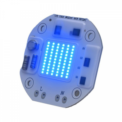 Pastila LED COB 50W cu Lumina Albastra 220V AC / XSY-5454 20C069 XXM